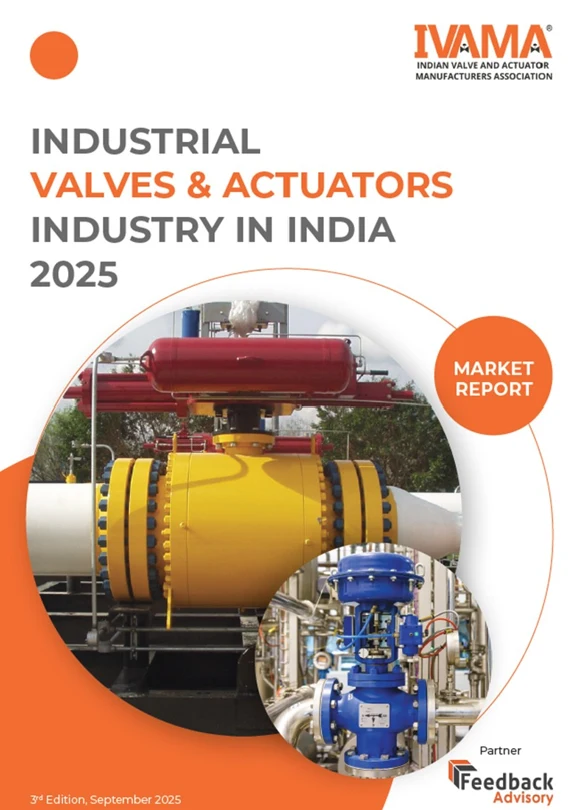 Cover of the IVAMA Industrial Valves and Actuators Industry in India 2025 Market Report
